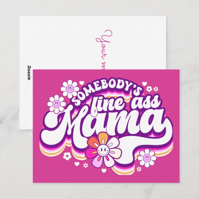 Cartes Pour Fêtes Annuelles La Mama de quelqu'un est superbe (Devant / Derrière)