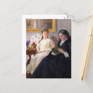 Cartes Pour Fêtes Annuelles La mère et la soeur de l'artiste par B. Morisot