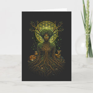 Cartes Pour Fêtes Annuelles La Mère Verte