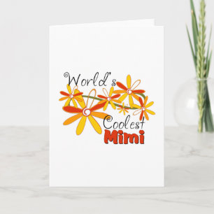 Cartes Pour Fêtes Annuelles La Mimi la plus cool du monde floral