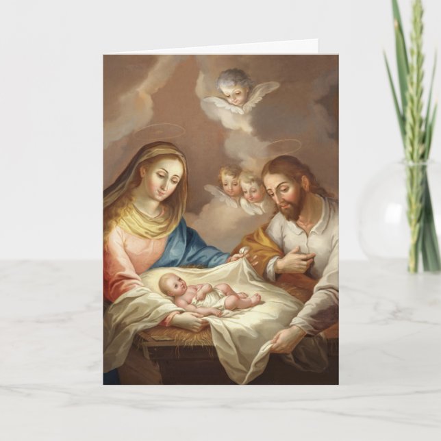 Cartes Pour Fêtes Annuelles La Natividad (Devant)