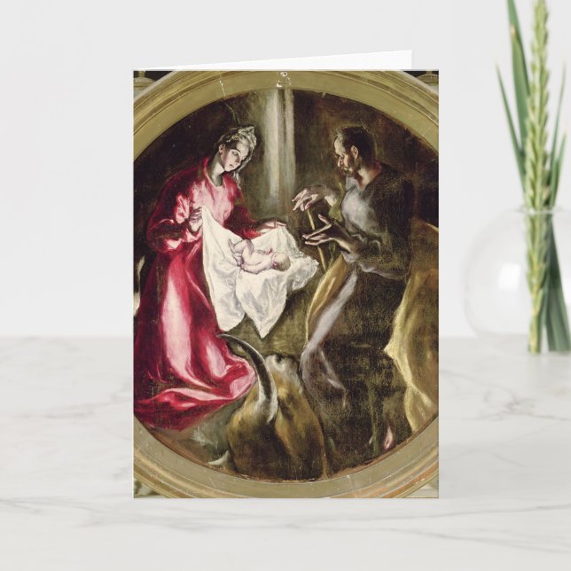 Cartes Pour Fêtes Annuelles La nativité, 1587-1614 (Devant)