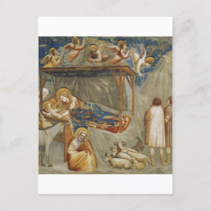 Cartes Pour Fêtes Annuelles La Nativité de Jésus Christ par Giotto