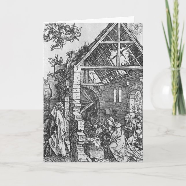 Cartes Pour Fêtes Annuelles La nativité, de la 'vie du Virgin (Devant)
