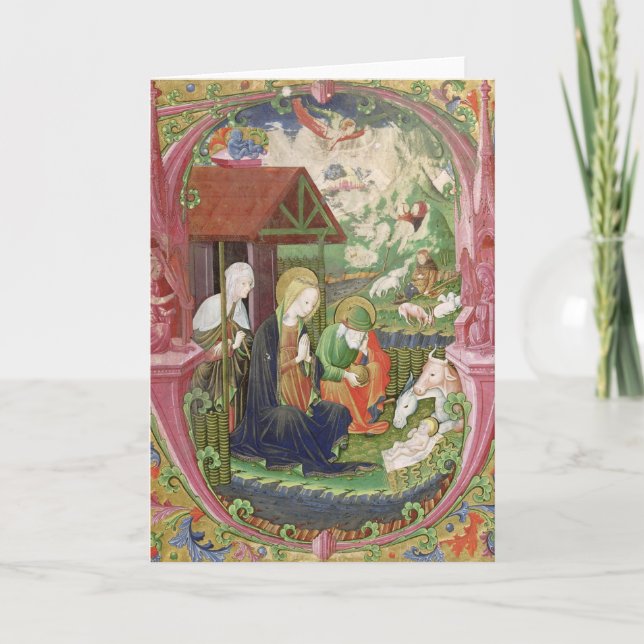 Cartes Pour Fêtes Annuelles La nativité, école italienne du nord (Devant)