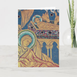 Cartes Pour Fêtes Annuelles La Nativité, panneau du Verduner