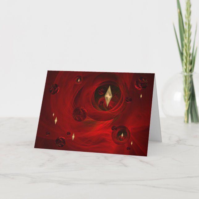 Cartes Pour Fêtes Annuelles La nouvelle étoile (Devant)