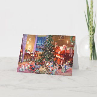 CARTES POUR FÊTES ANNUELLES LA NUIT AVANT NOËL