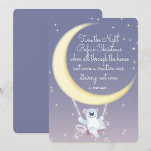 Cartes Pour Fêtes Annuelles La Nuit avant Noël