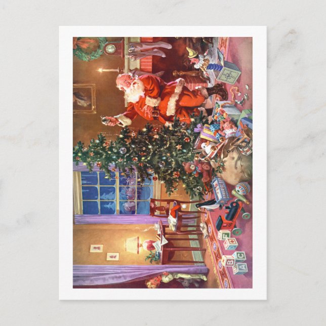 CARTES POUR FÊTES ANNUELLES LA NUIT AVANT NOËL (Devant)