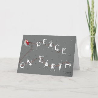 Cartes Pour Fêtes Annuelles La Paix Sur Terre