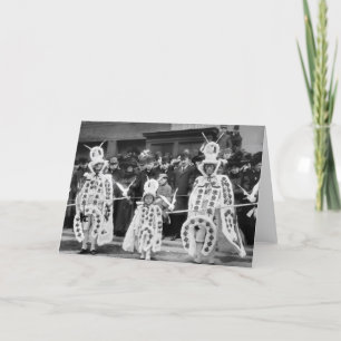 Cartes Pour Fêtes Annuelles La Parade de Mummer, Jour du Nouvel An, 1909