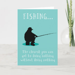 Cartes Pour Fêtes Annuelles La pêche est la meilleure