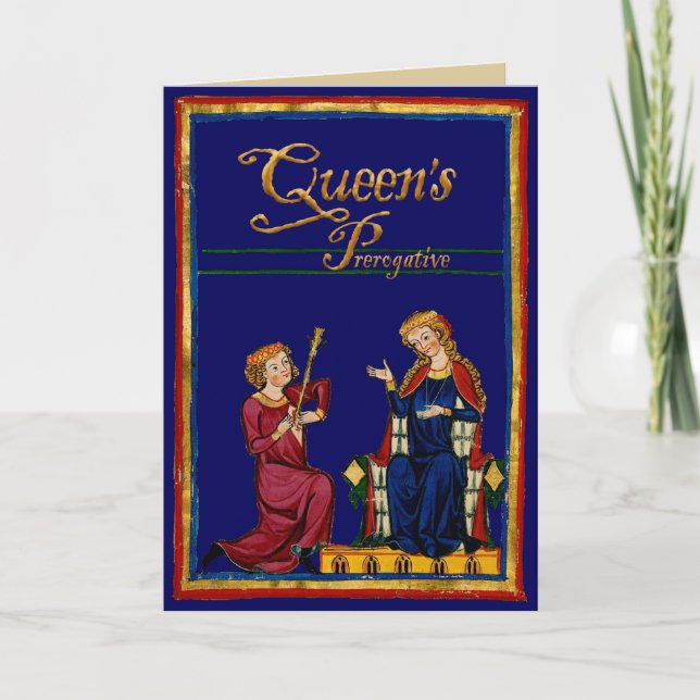 Cartes Pour Fêtes Annuelles La prérogative de la reine (Devant)