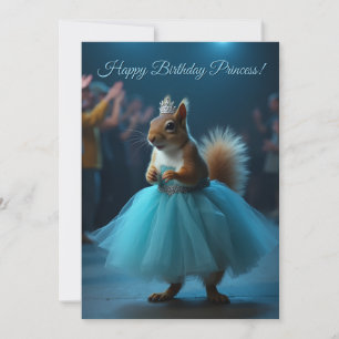 Cartes Pour Fêtes Annuelles La princesse écureuil
