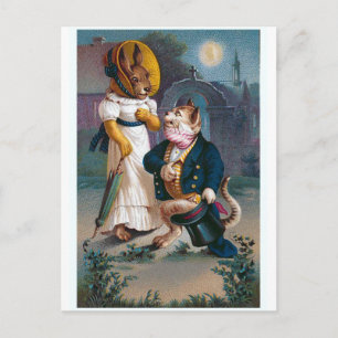 Cartes Pour Fêtes Annuelles "La proposition" Valentine Vintage