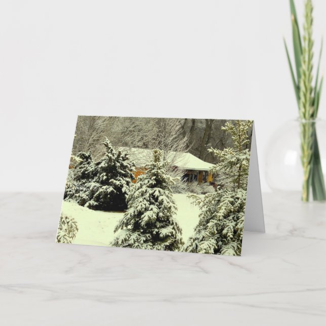 Cartes Pour Fêtes Annuelles La Raison De La Saison (Devant)