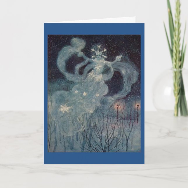 Cartes Pour Fêtes Annuelles La reine de neige (Devant)