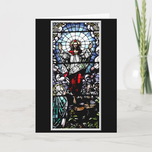 Cartes Pour Fêtes Annuelles La Résurrection de notre Seigneur (Verre Tiré) (Devant)