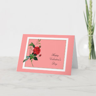 Cartes Pour Fêtes Annuelles La Rose rouge de la Saint-Valentin, Pierre Joseph