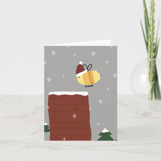 Cartes Pour Fêtes Annuelles La Ruchette Père Noël (Devant)