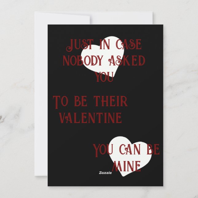 Cartes Pour Fêtes Annuelles La Saint-Valentin de tout le monde (Dos)
