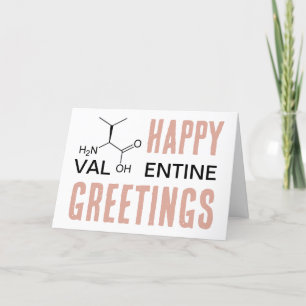 Cartes Pour Fêtes Annuelles La Saint-Valentin des acides aminés essentiels de 