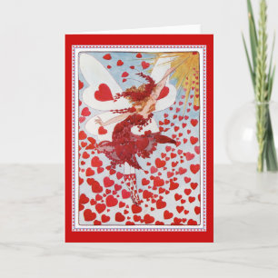 Cartes Pour Fêtes Annuelles La Saint Valentin en plein amour et coeur