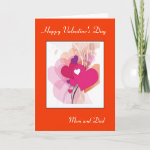 Cartes Pour Fêtes Annuelles La Saint Valentin pour maman et papa
