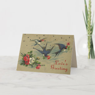 Cartes Pour Fêtes Annuelles La Saint-Valentin Vintage de Bluebird