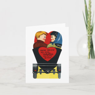 Cartes Pour Fêtes Annuelles La Saint Valentin Vintage, l'amour et la romance