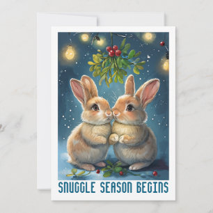Cartes Pour Fêtes Annuelles La Saison des Câlins Commence