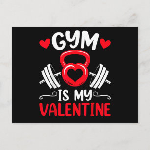 Cartes Pour Fêtes Annuelles La salle de sport est mon cœur de la Saint-Valenti