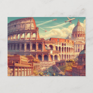 Cartes Pour Fêtes Annuelles La splendeur romaine : l'imposant Colosseum