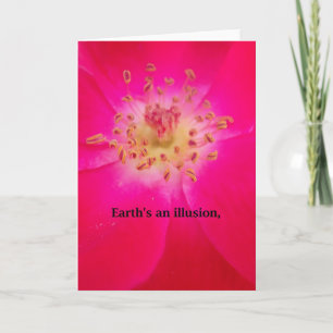 Cartes Pour Fêtes Annuelles La Terre est une illusion