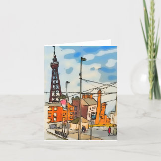 Cartes Pour Fêtes Annuelles La tour de Blackpool