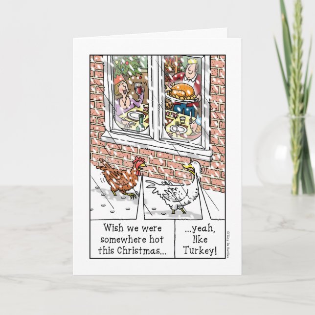 Cartes Pour Fêtes Annuelles La Turquie pour Noël (Devant)