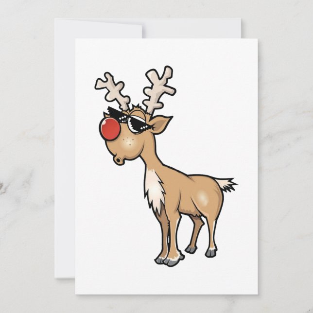 Cartes Pour Fêtes Annuelles La vie de Noël des rennes (Devant)