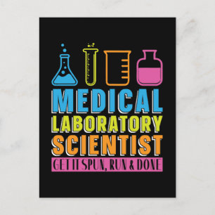 Cartes Pour Fêtes Annuelles Laboratoire Technicien de laboratoire Médicale Chi