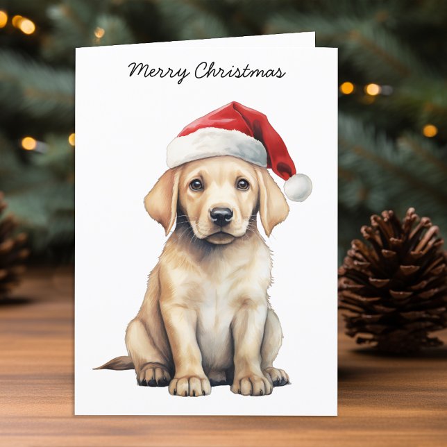 Cartes Pour Fêtes Annuelles Labrador Christmas (Créateur téléchargé)