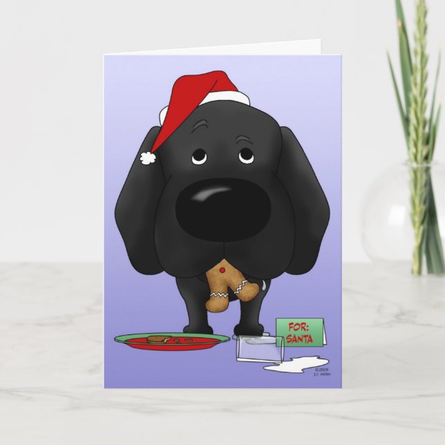 Cartes Pour Fêtes Annuelles Labrador Retriever Christmas (Devant)