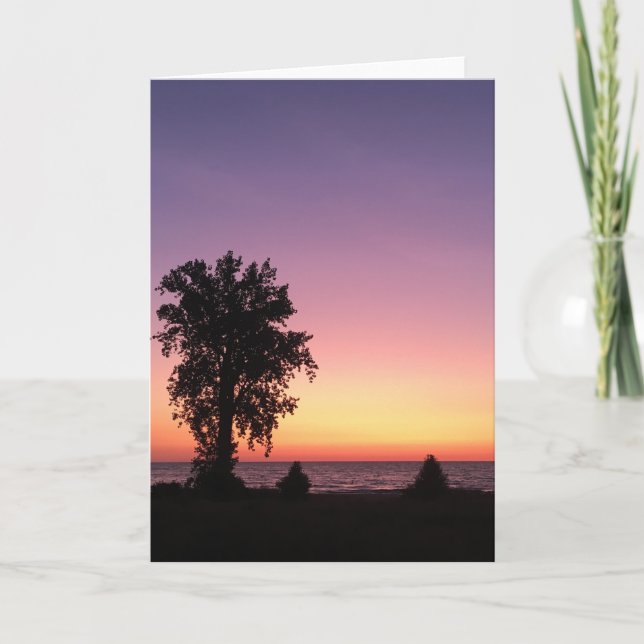 Cartes Pour Fêtes Annuelles lac erie (Devant)