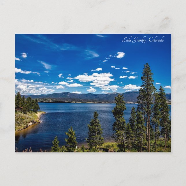 Cartes Pour Fêtes Annuelles Lac Granby, Colorado (Devant)