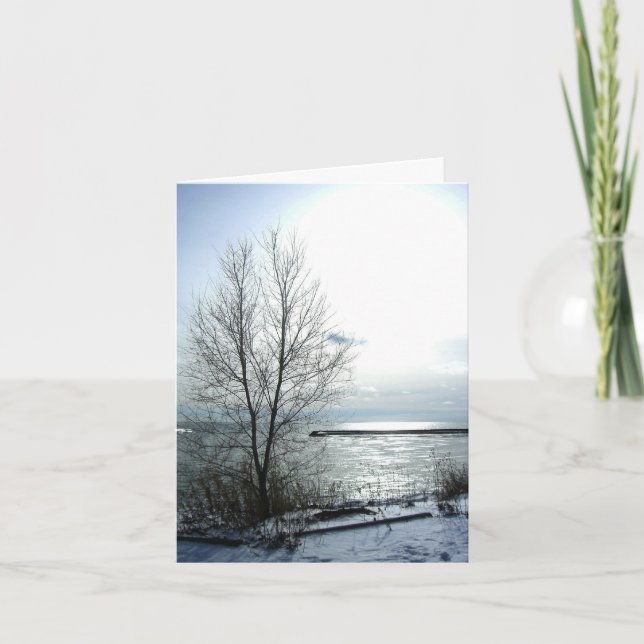 Cartes Pour Fêtes Annuelles Lac Ontario-Trilingual- Noël et Nouvel An 2012 (Devant)