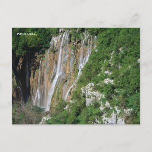 Cartes Pour Fêtes Annuelles Lacs de Plitvice Croatie