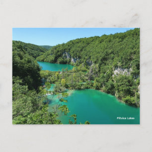 Cartes Pour Fêtes Annuelles Lacs de Plitvice Croatie