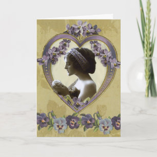 Cartes Pour Fêtes Annuelles Lady Violet's Valentine