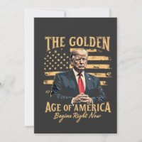 L'Âge d'Or de l'Amérique Commence Maintenant