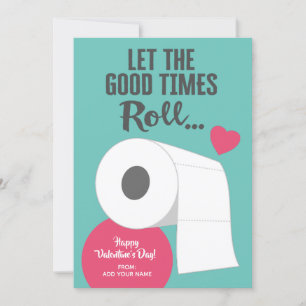 Cartes Pour Fêtes Annuelles Laissez le bon temps rouler - Drôle Valentine