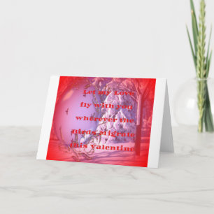 Cartes Pour Fêtes Annuelles Laissez-moi voler avec vous à valentine.png